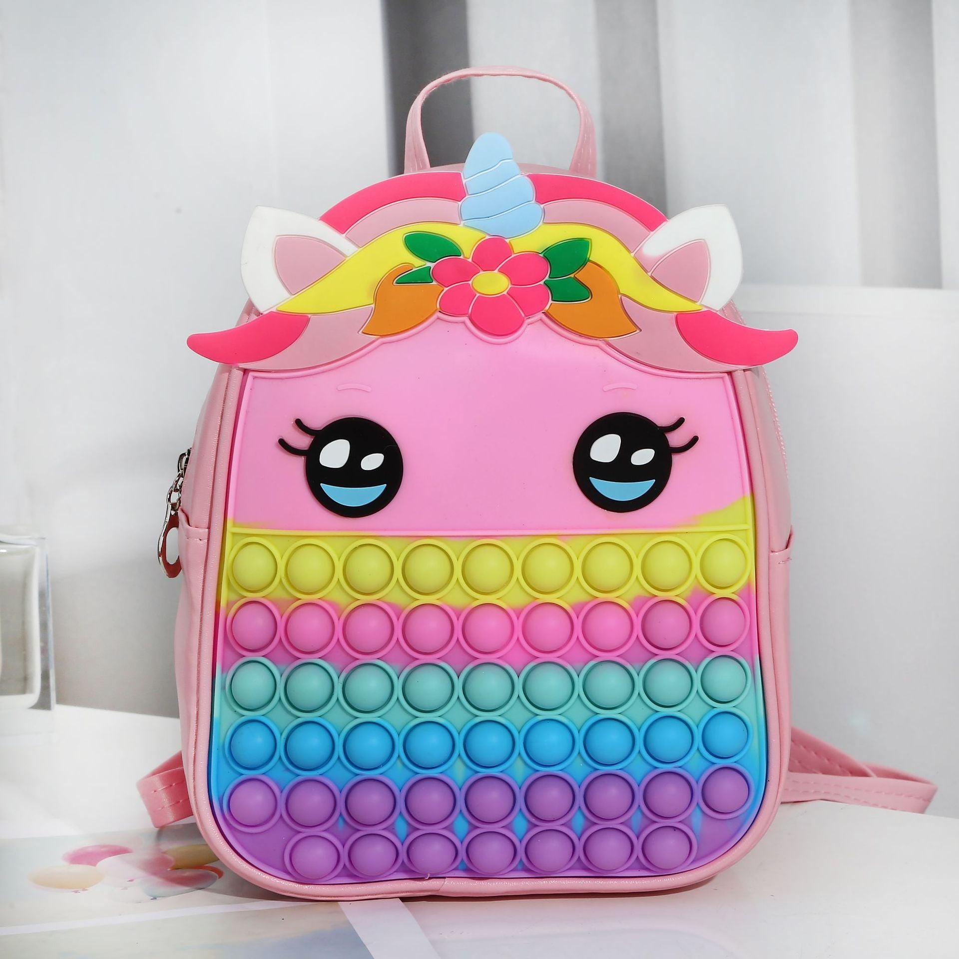 Niños al por mayor Capacidad de silicona dibujos animados bolsos escolares lindo